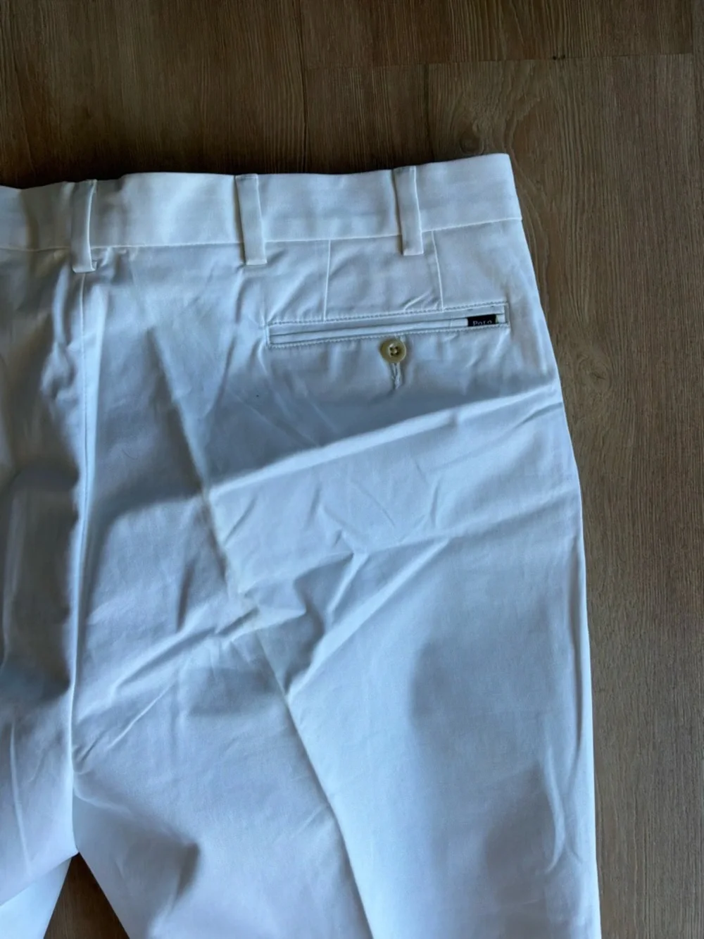 Polo Ralph Lauren Stretch Classic Fit White Chino Pants Mens 38/28